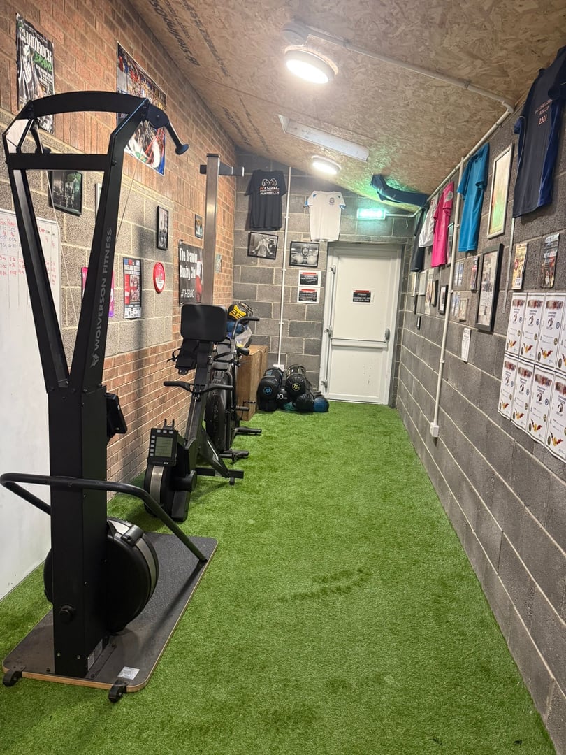 Train with TNT boxing facility training area