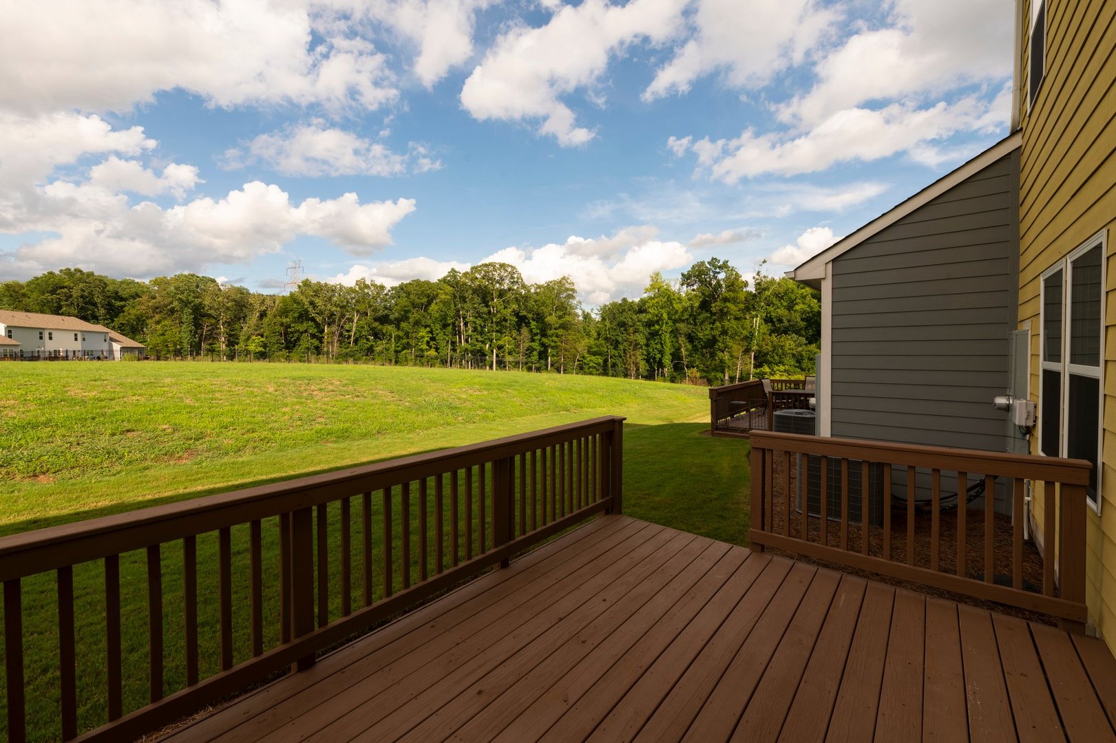 Backyard deck transformation