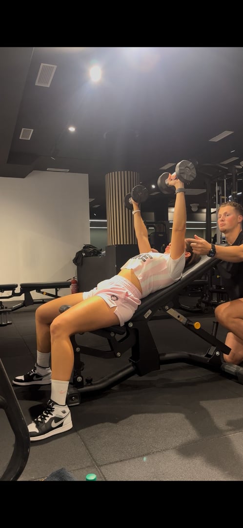 Chris Wagner personal training session in Marbella