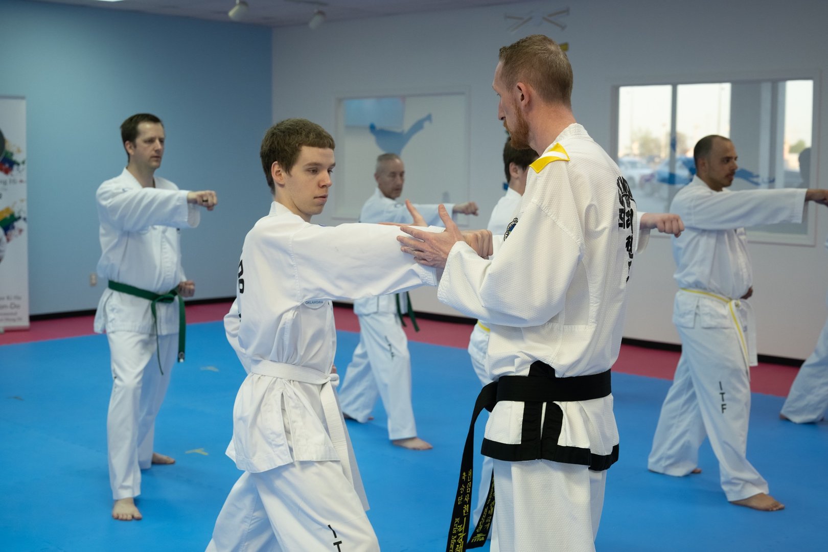 Teen and Adult Taekwon-Do class at ITFA