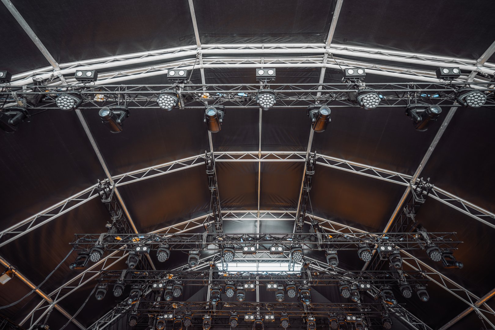 Stage with LED screens