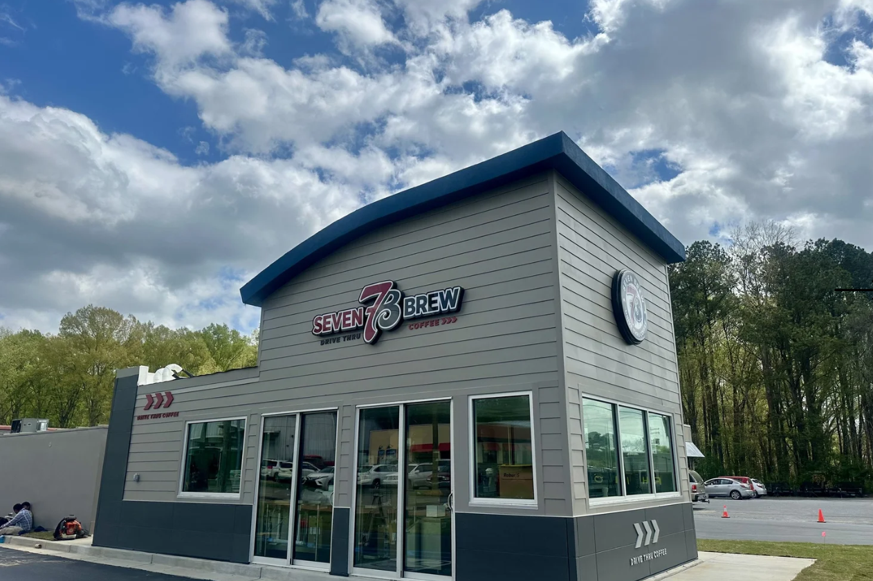 7 Brew Coffee ground-up construction in Calhoun, GA