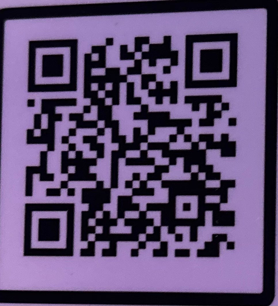 Código QR para ver el menú