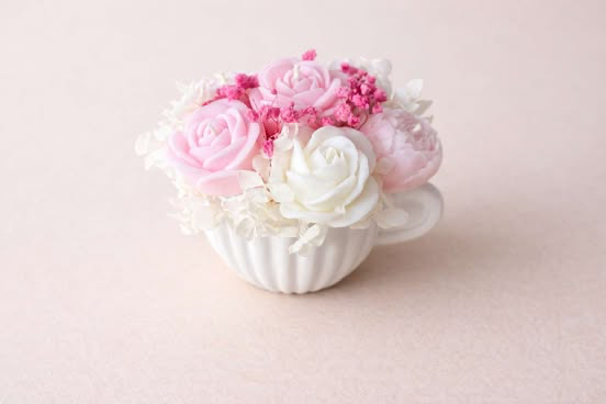 Filiżanka z kwiatami