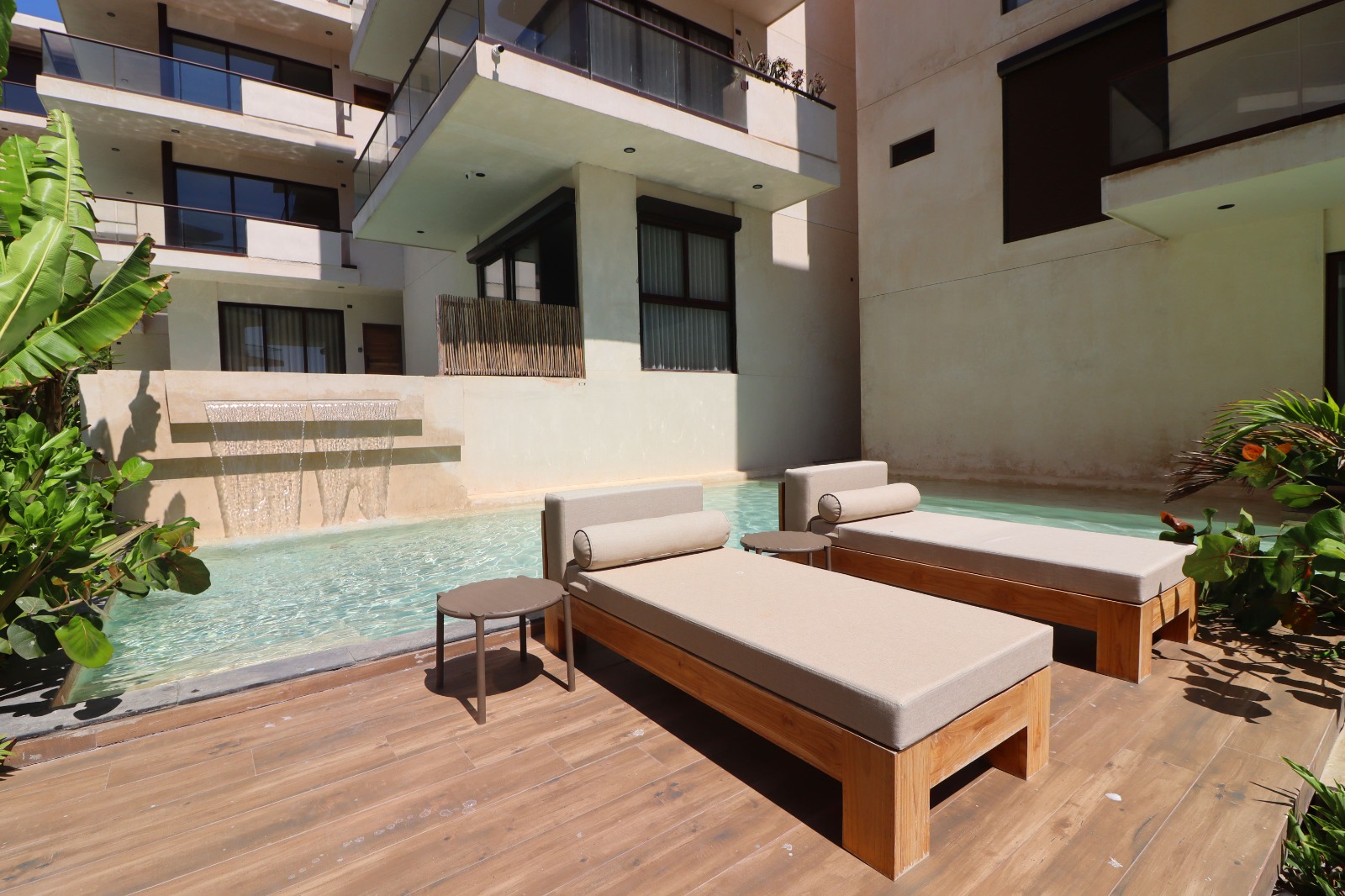 Balcón privado con vista al mar