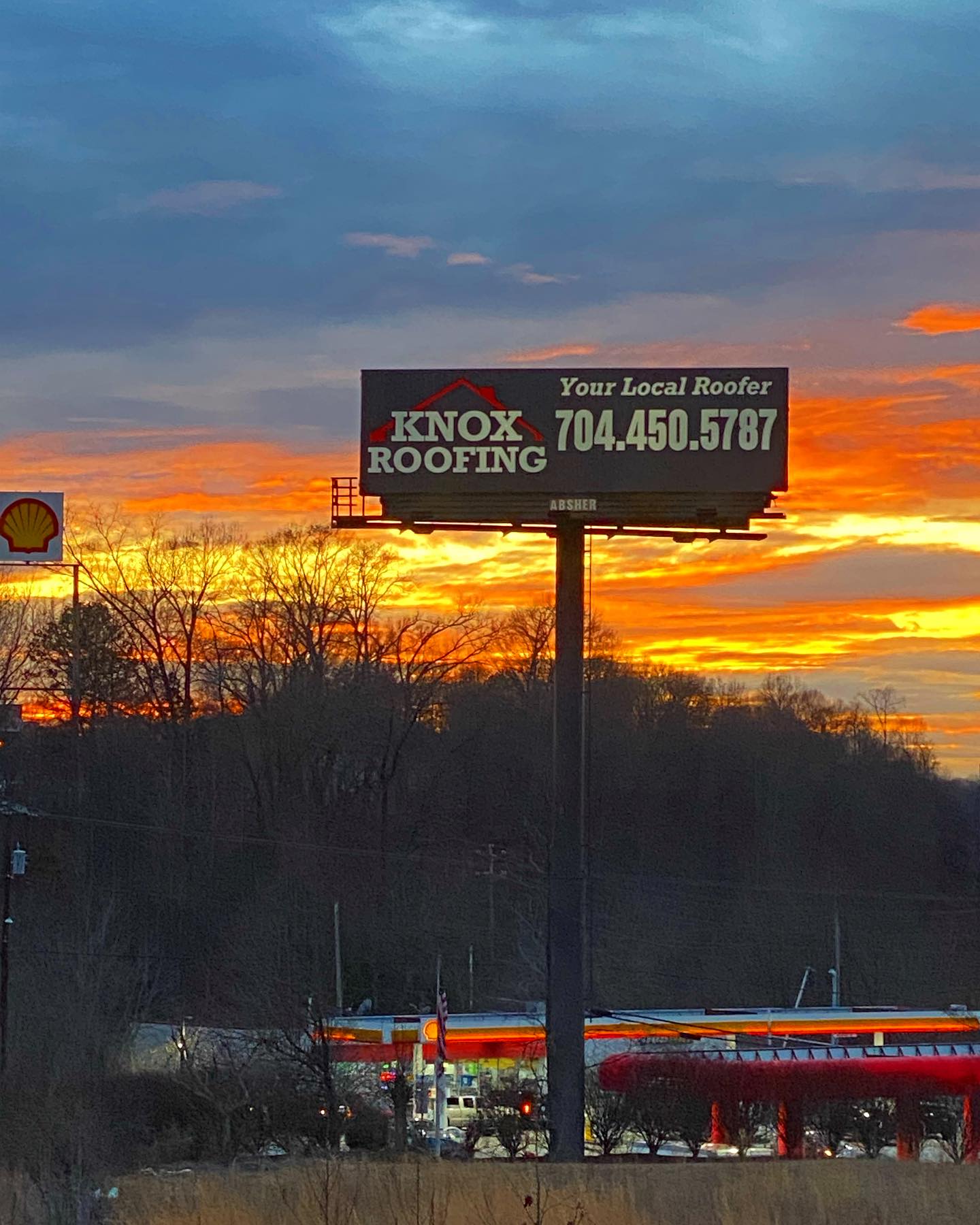 Knox Roofing team at work
