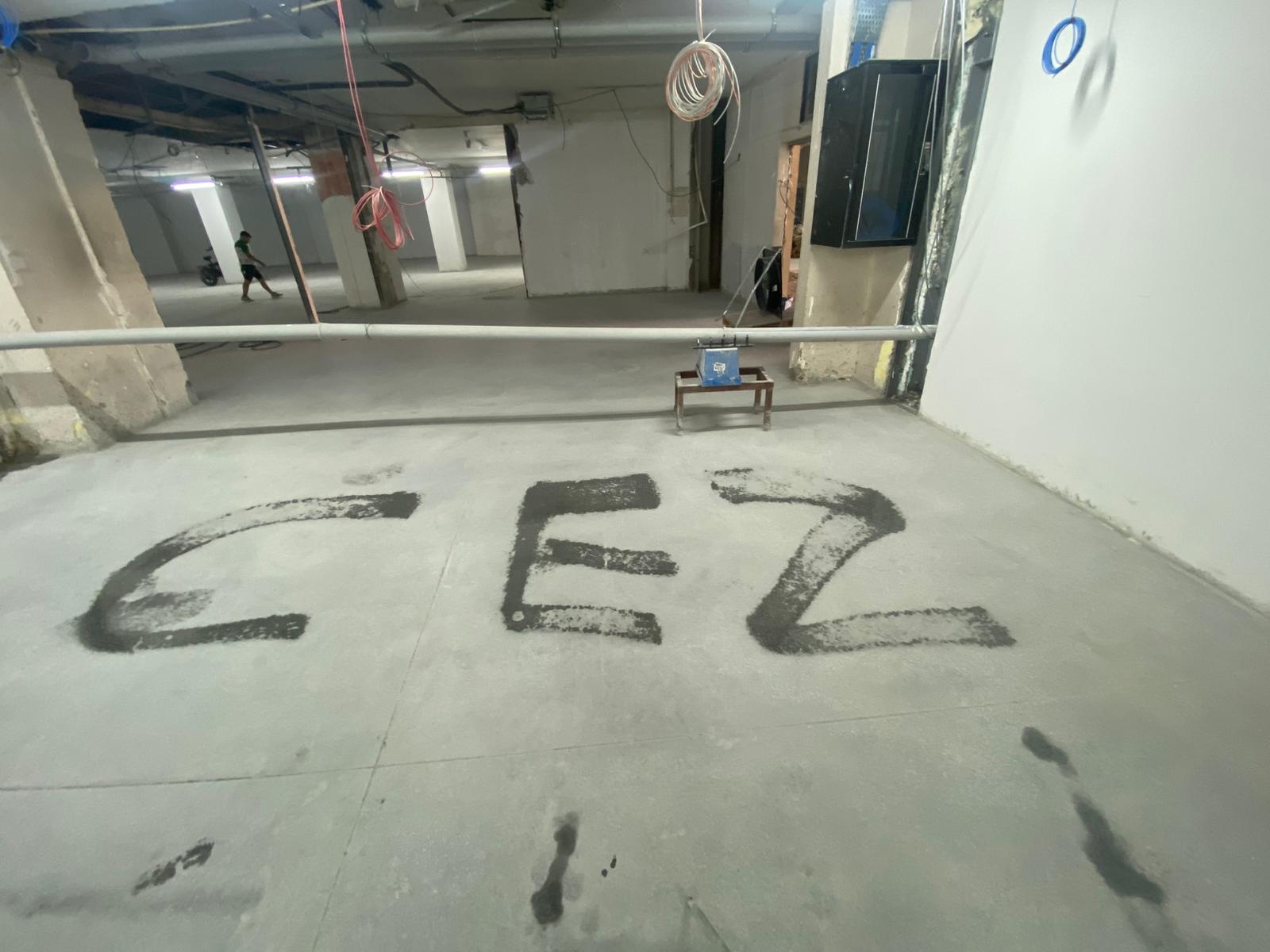 Beton kuru silim uygulaması