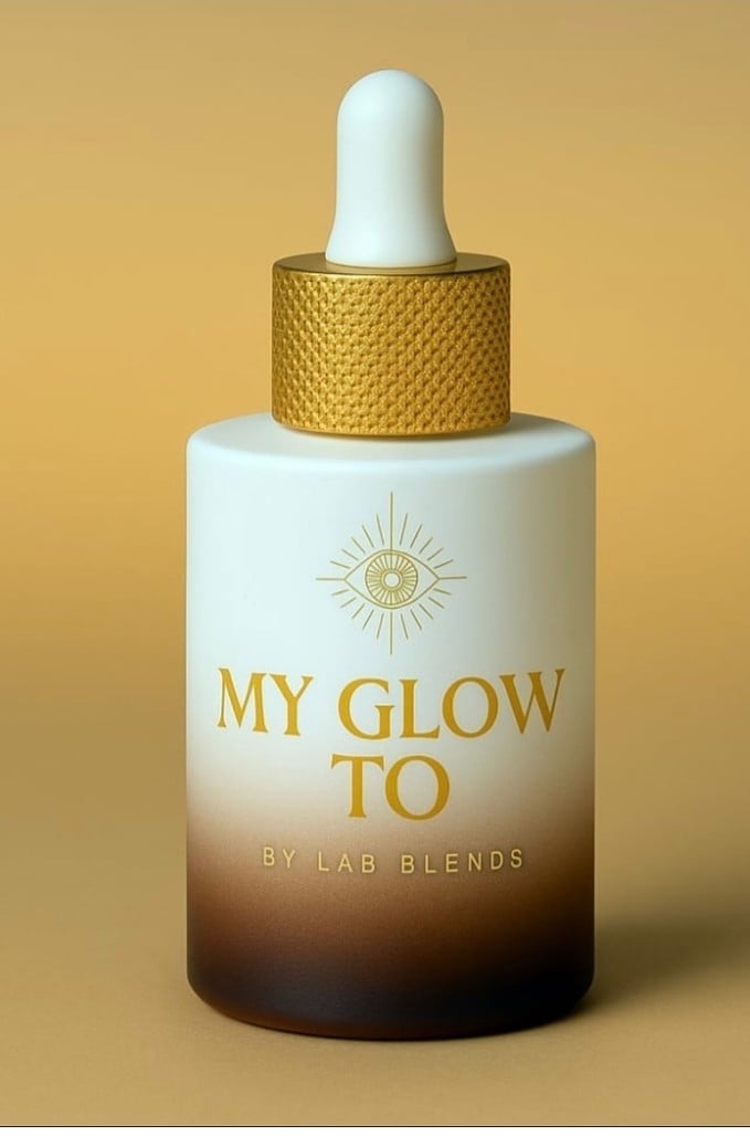 My Glow To Ayurveda Oil bottle
