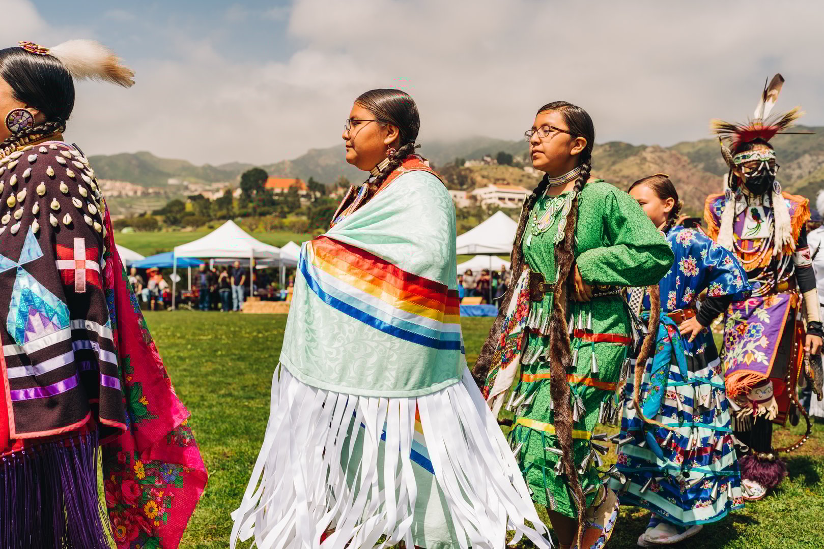 Malibu, California, USA - April 2, 2023. Chumash Day Pow Wow and Inter-tribal Gathering. The Malibu Bluffs Park is celebrating 23 years of hosting the Annual Chumash Day Powwow.
