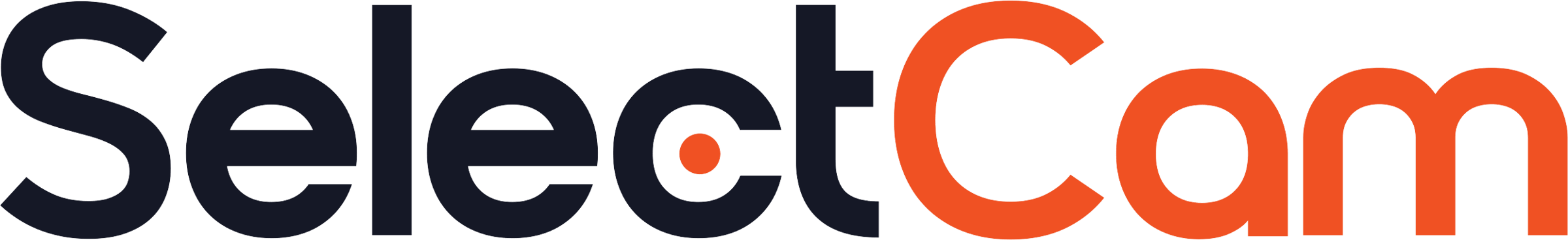 Logo reading 'SelectCam' with 'Select' in dark blue and 'Cam' in orange, featuring a modern, sans-serif font.