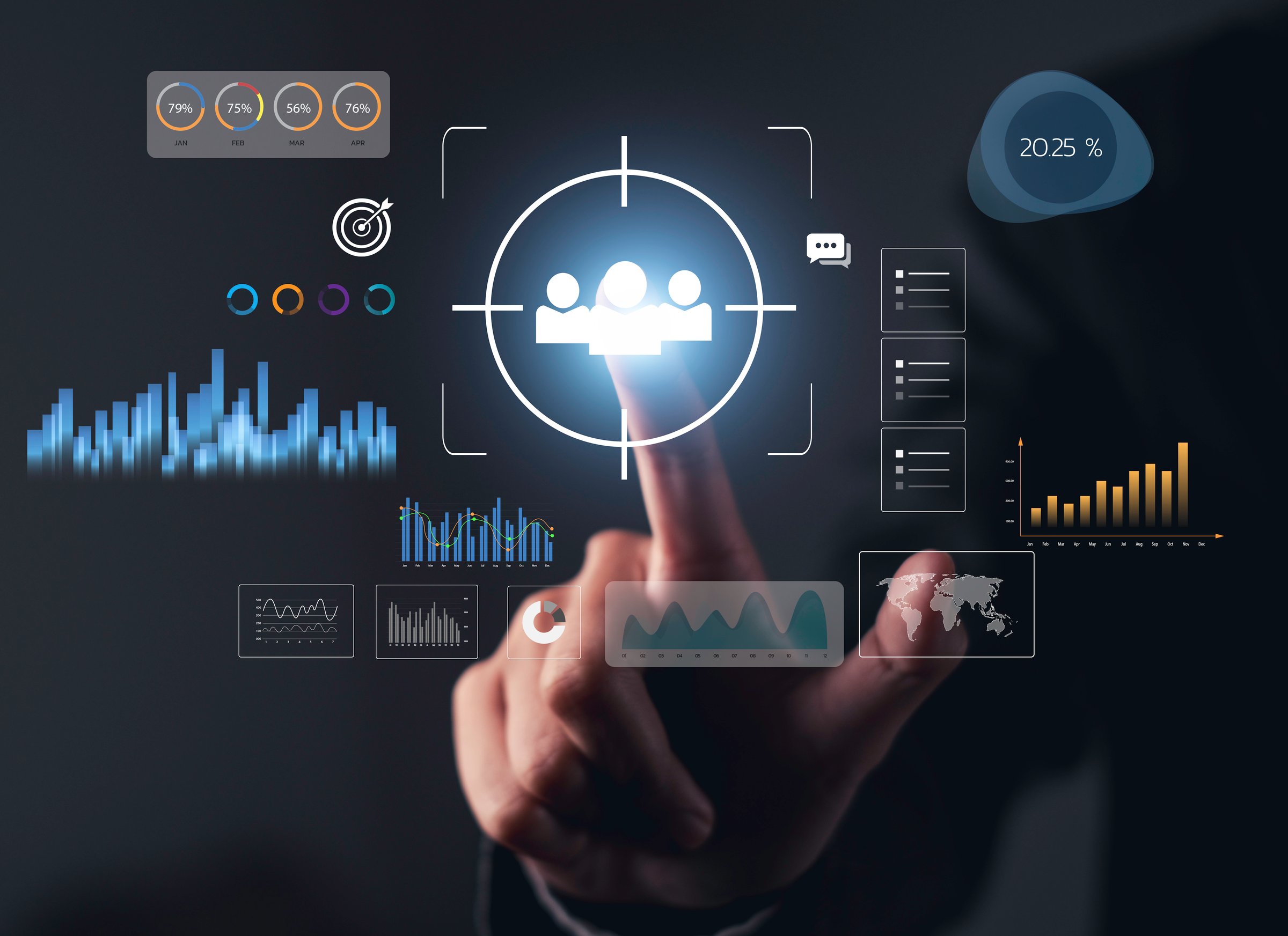 AI-Powered Advertising Strategy targeting Clients and Audiences with Data-Driven Marketing Campaigns for Enhanced Business Performance and Digital Engagement