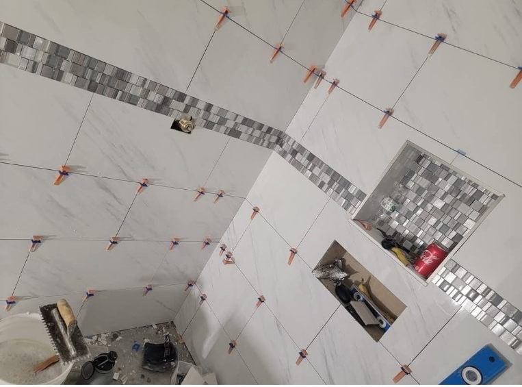 Premium tile installation