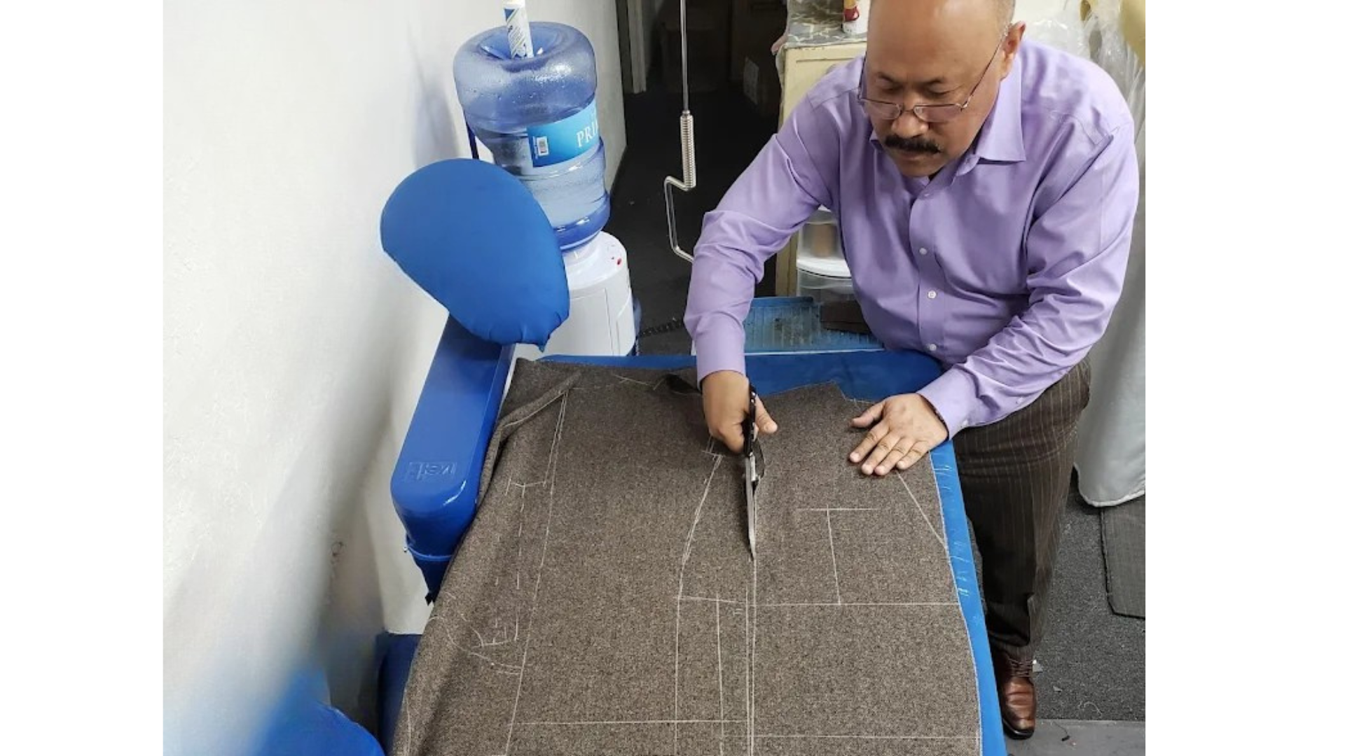 Professional tailoring machine used for precision craftsmanship