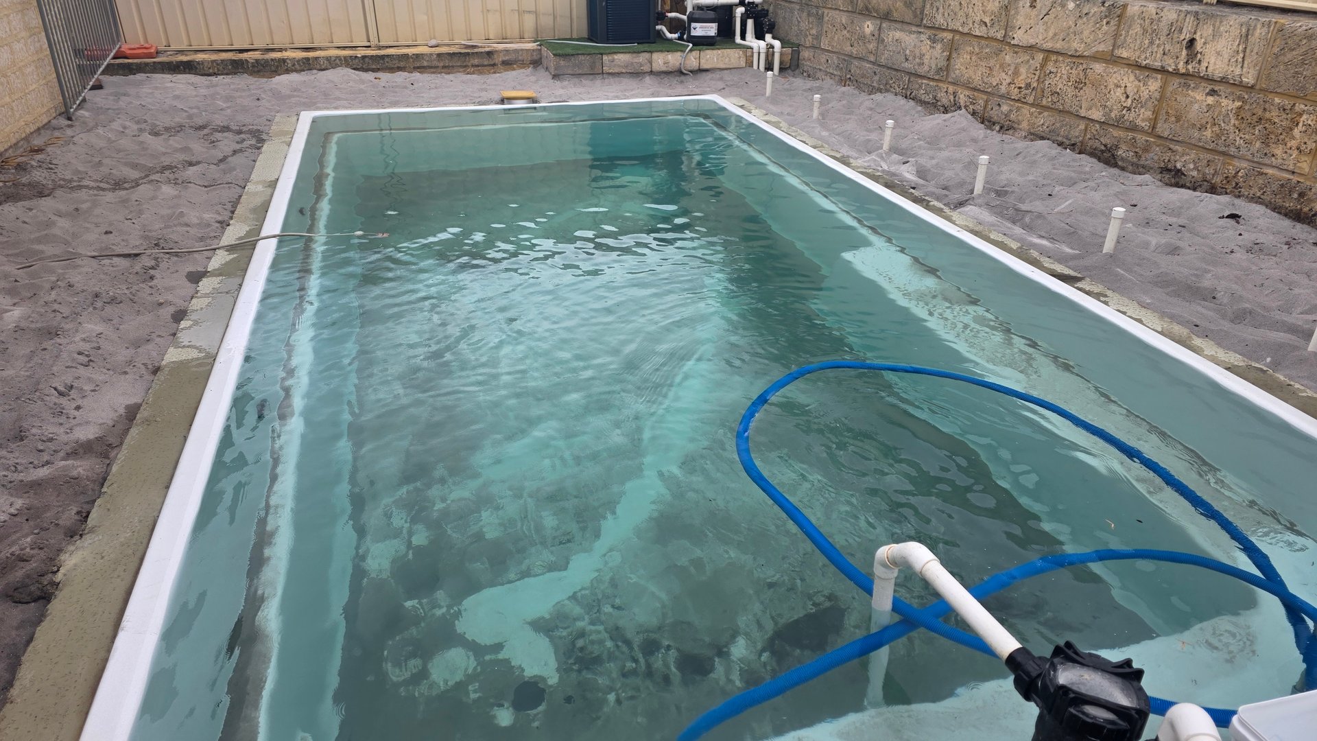 Pool equipment work