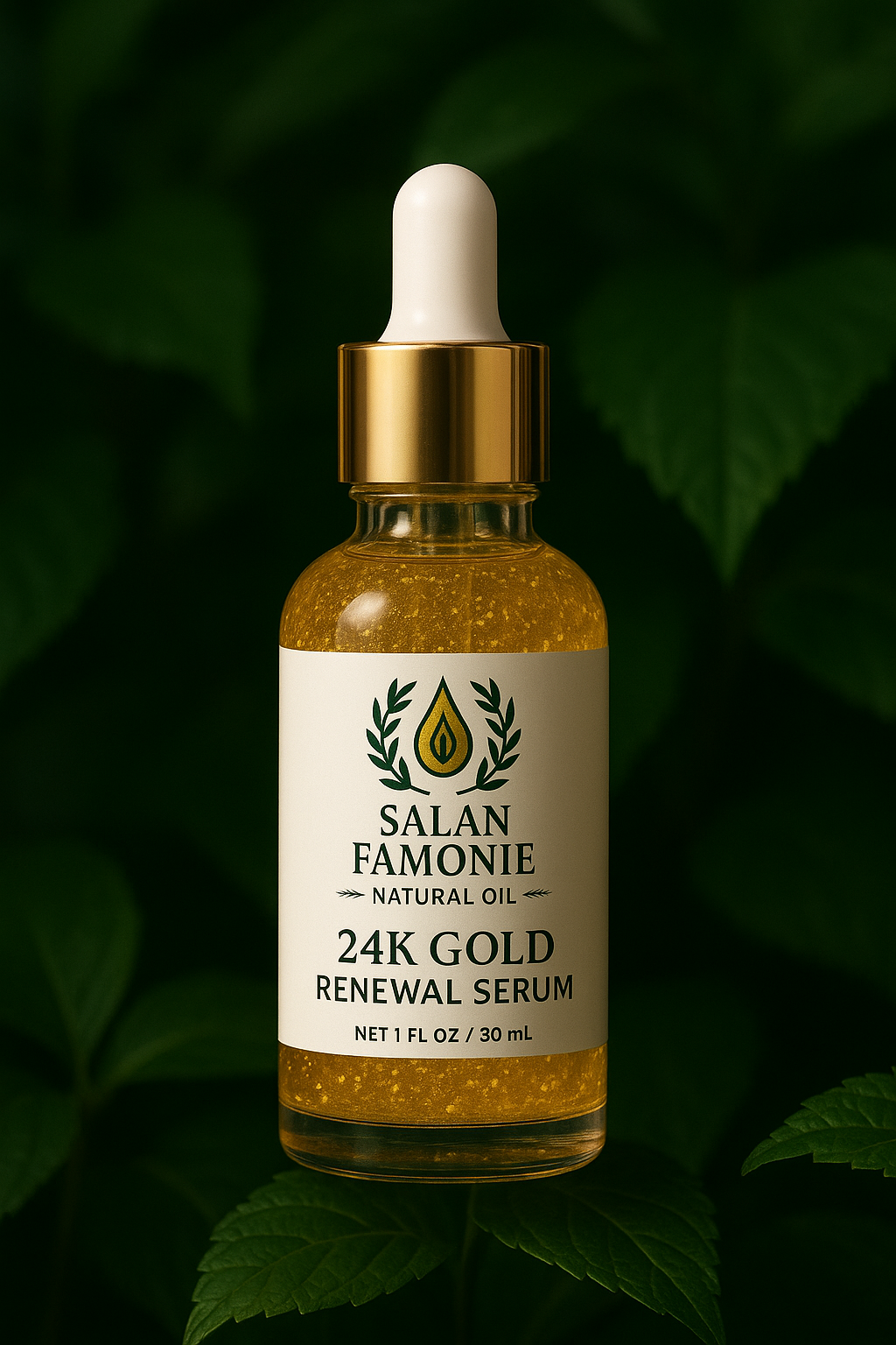 24K Gold Renewal Serum luxury skincare product