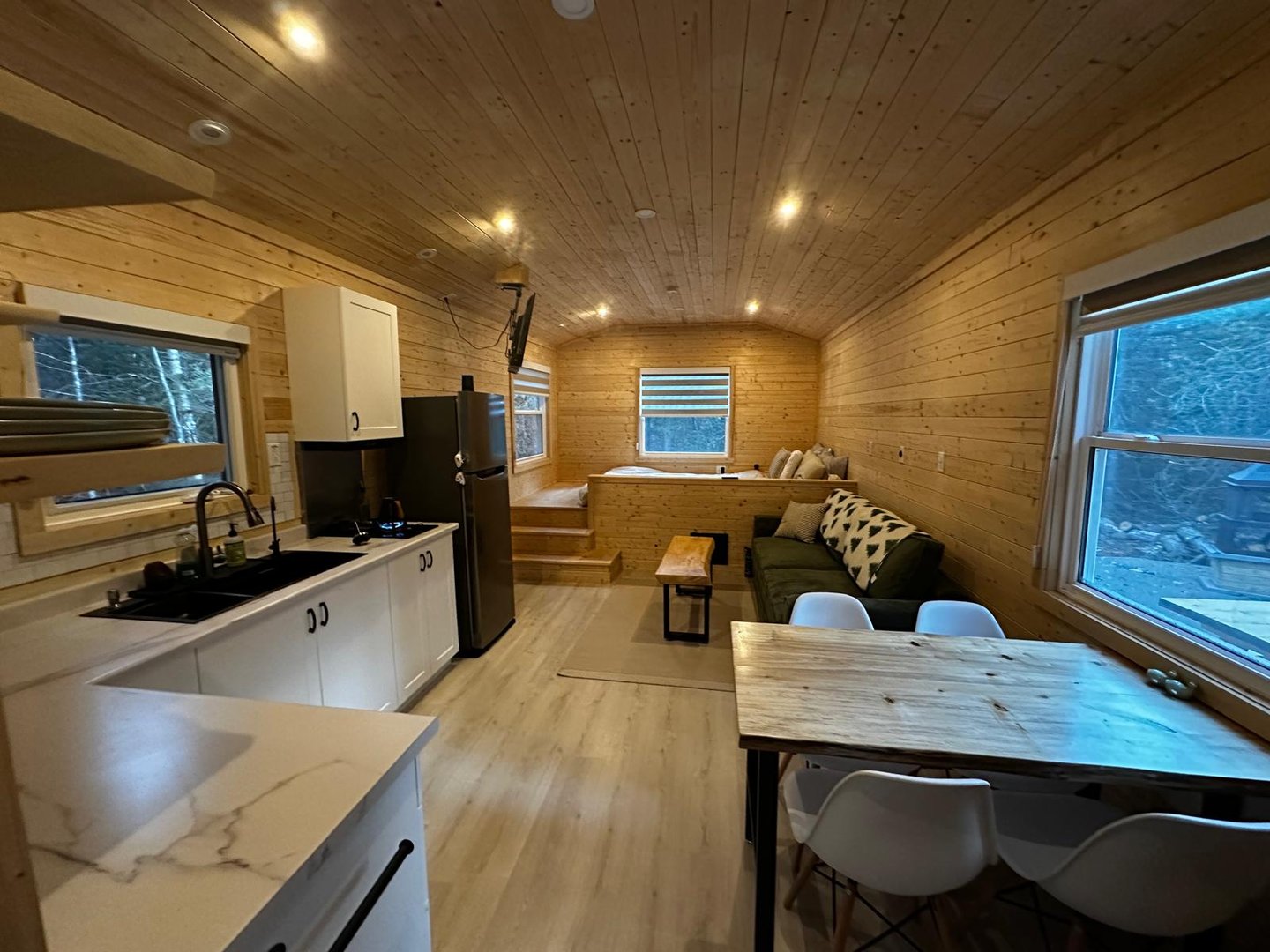 Canadian cabin interior view