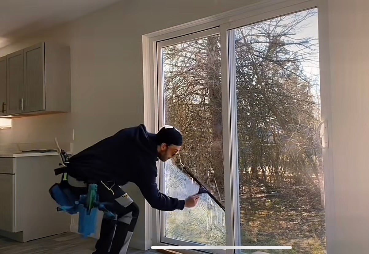 Professional window cleaning service
