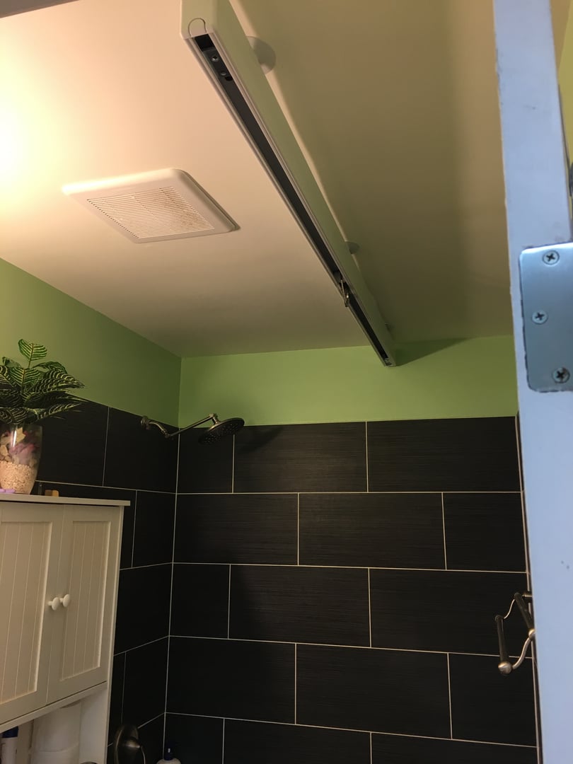 Quality ceiling track workmanship