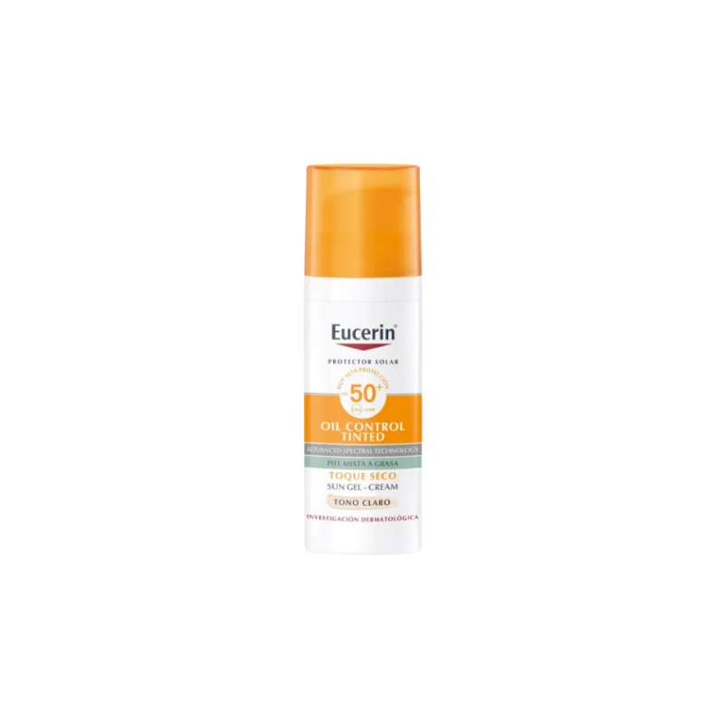 EUCERIN OIL CONTROL GEL CREAM TOQUE SECO TONO CLARO SPF 50+