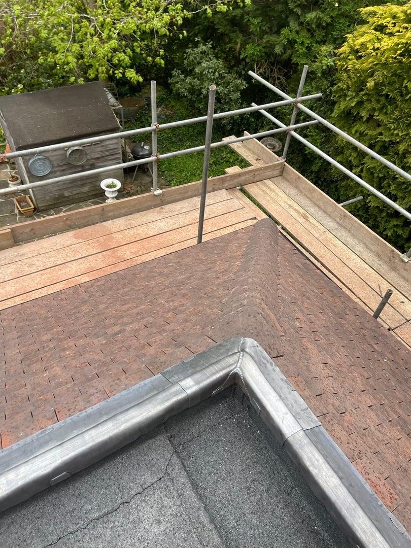 Roofing work completed by G. Scott Roofing