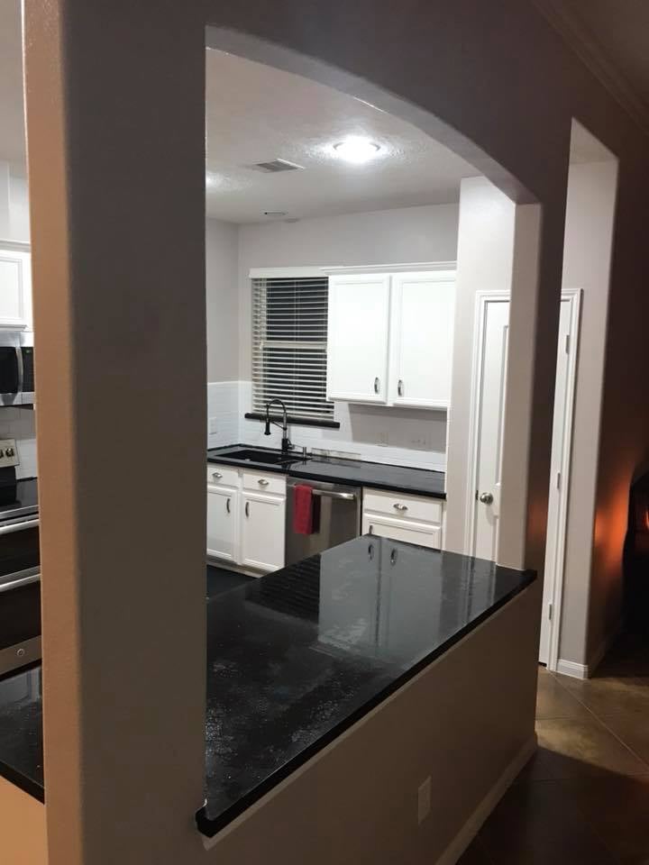 Completed kitchen remodel alternate view