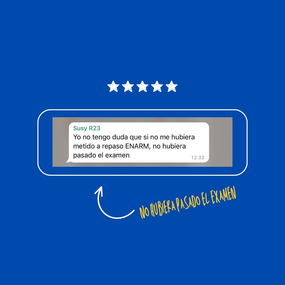 Testimonio de alumna de Repaso ENARM