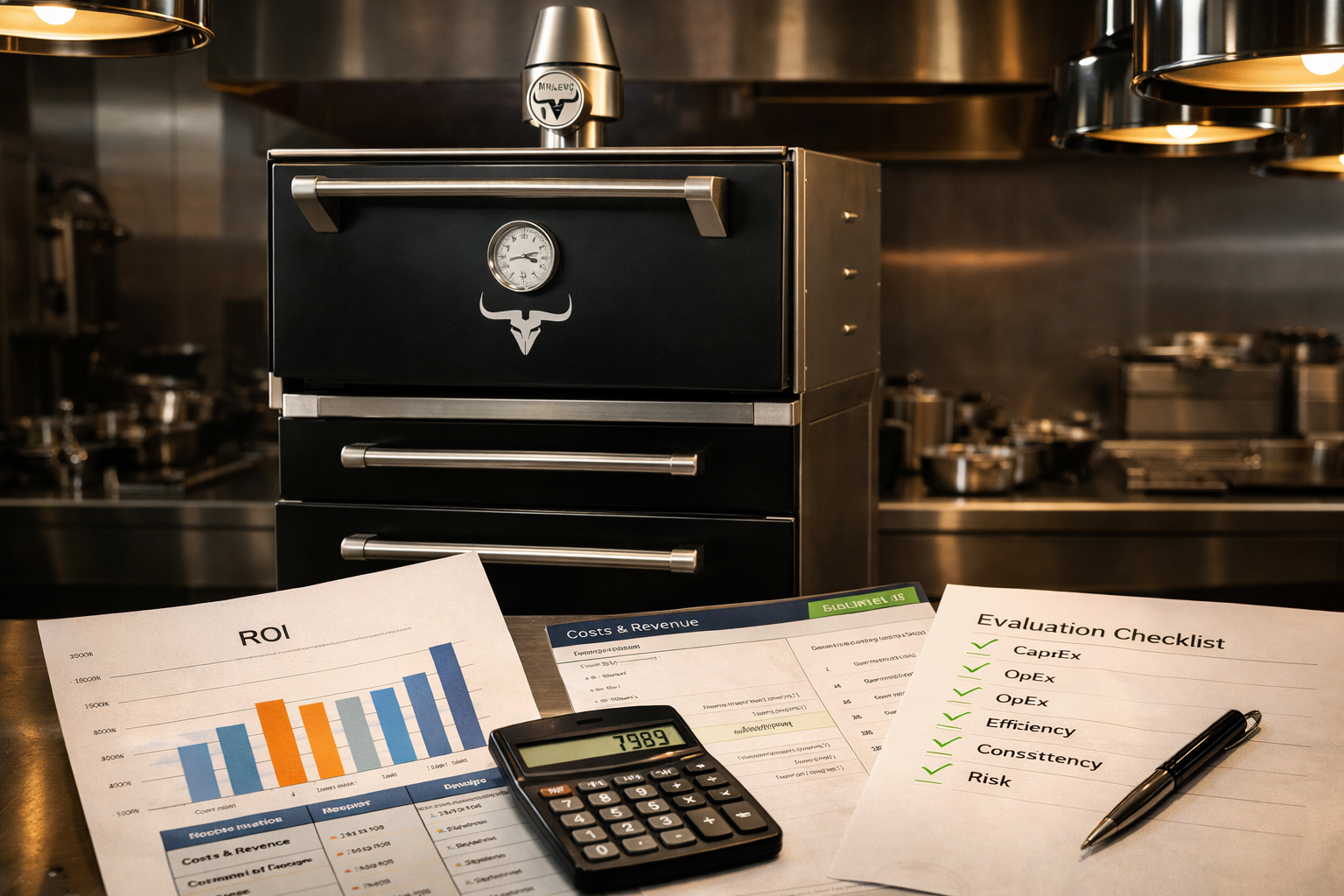 Horno de brasa profesional Malevo Grills CFO Operaciones