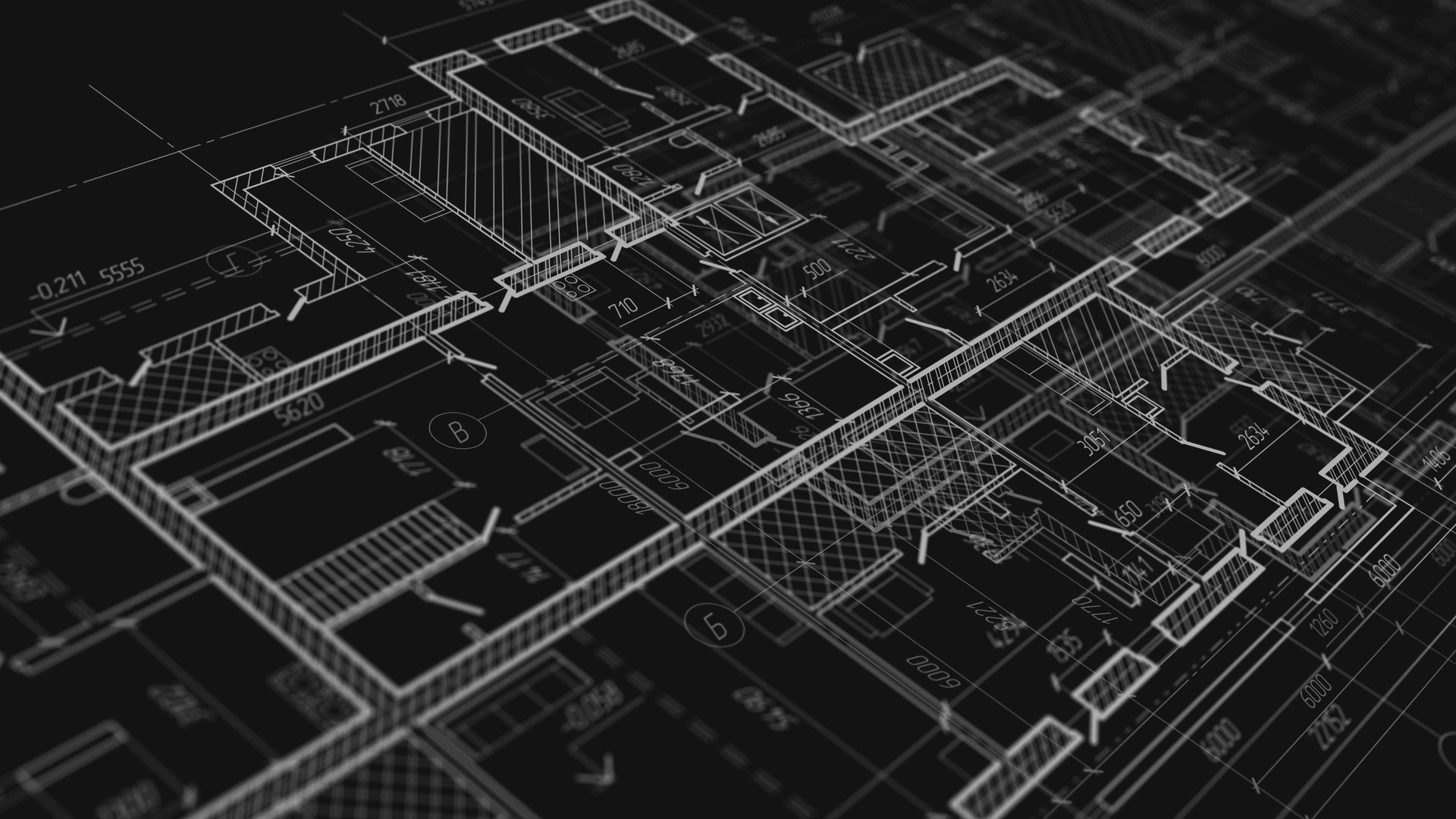 Architectural plan .House plan project .Engineering design .Industrial construction of houses .