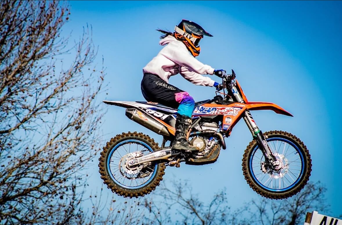 Black Gold Dirt Bike Track racing scene