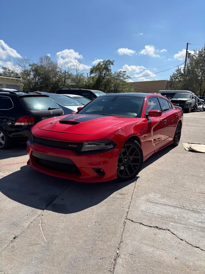 Custom car paint job