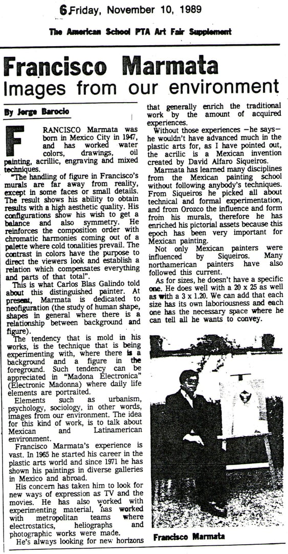 Exposición 10 de Noviembre 1989