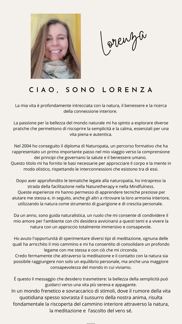 Lorenza - Collaboratrice Associazione Yogami