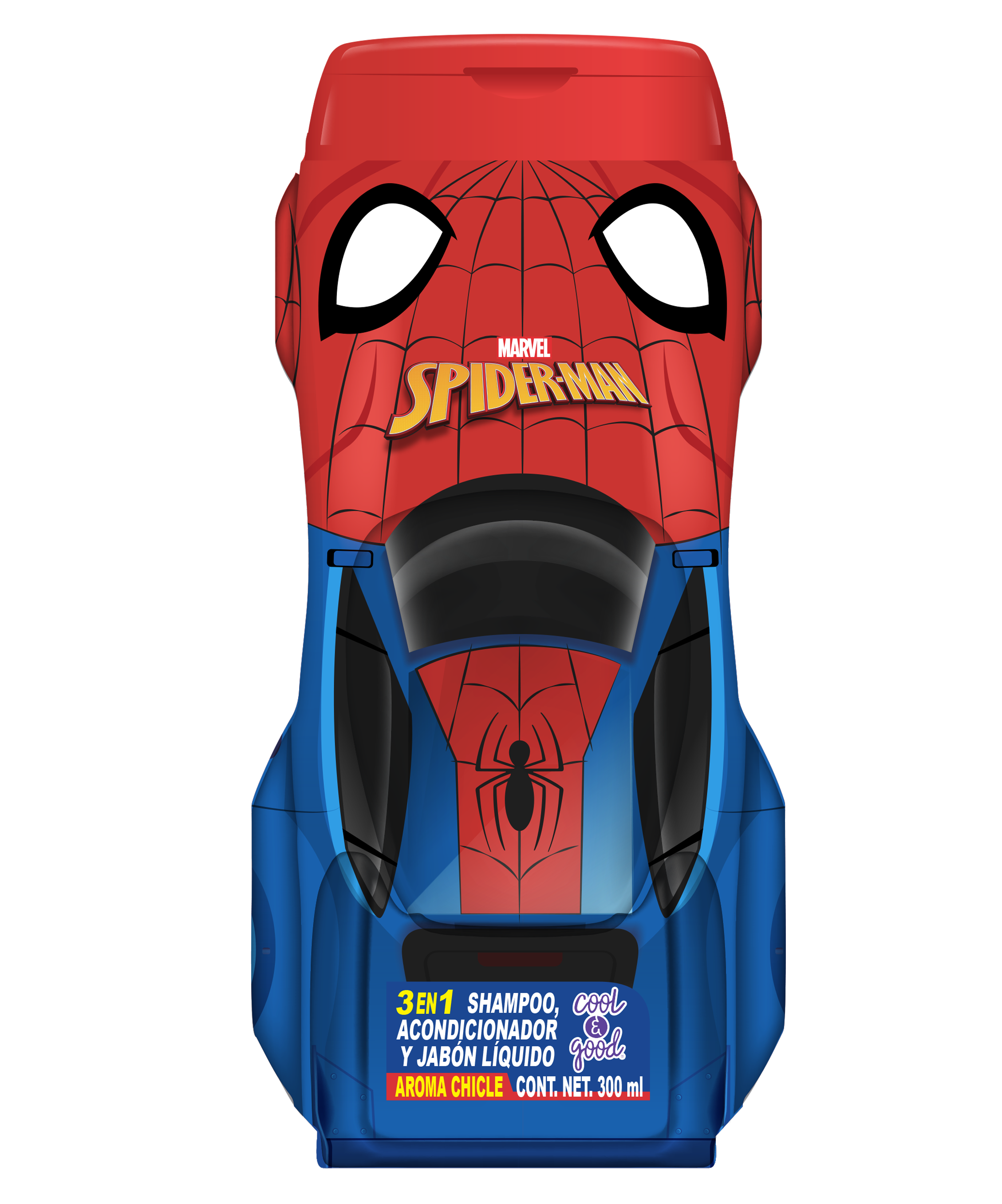 Spider-Man Car 3D 3-in-1 Shampoo 300ml