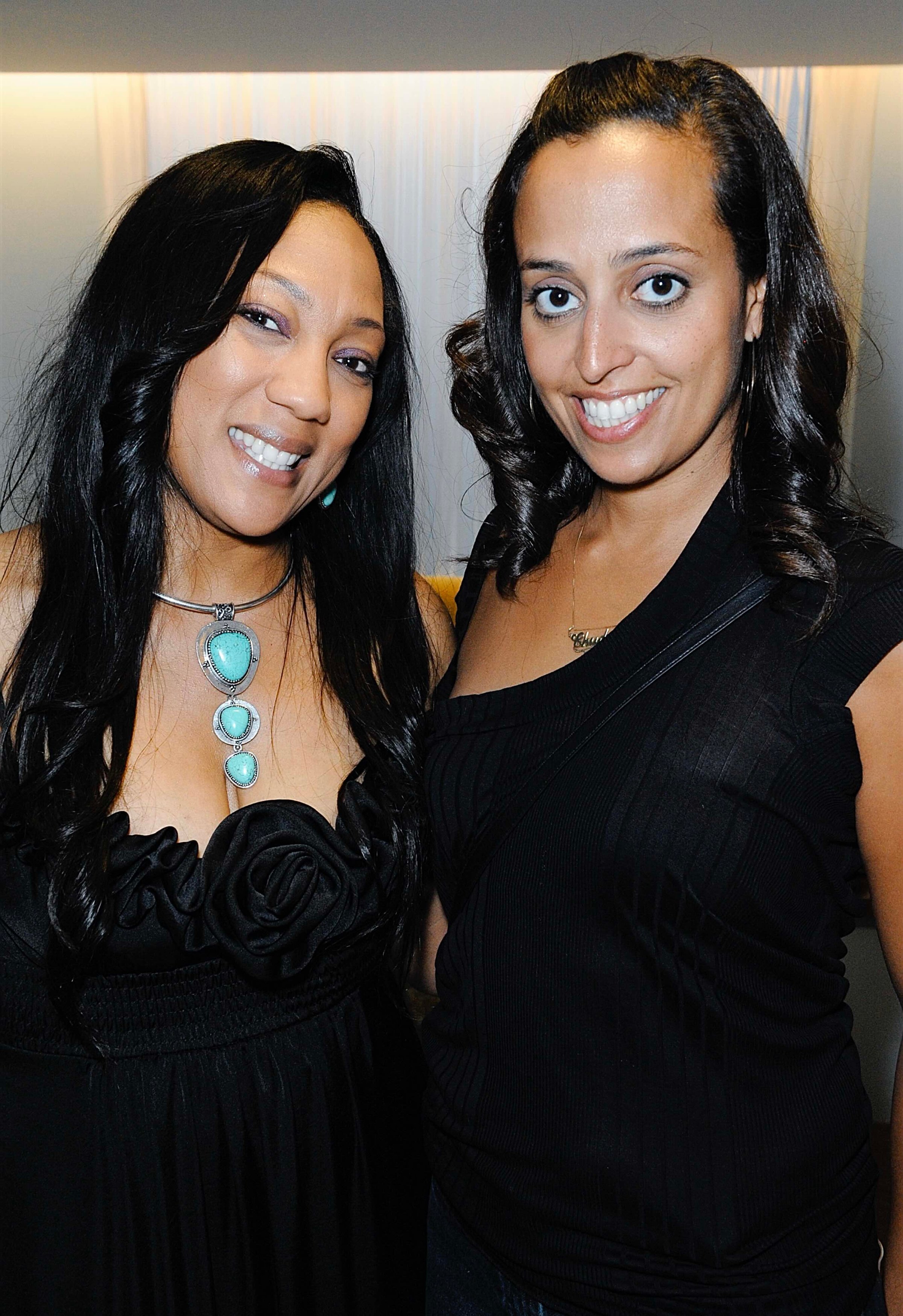 Lela Christine with Chudney Ross at philanthropic event