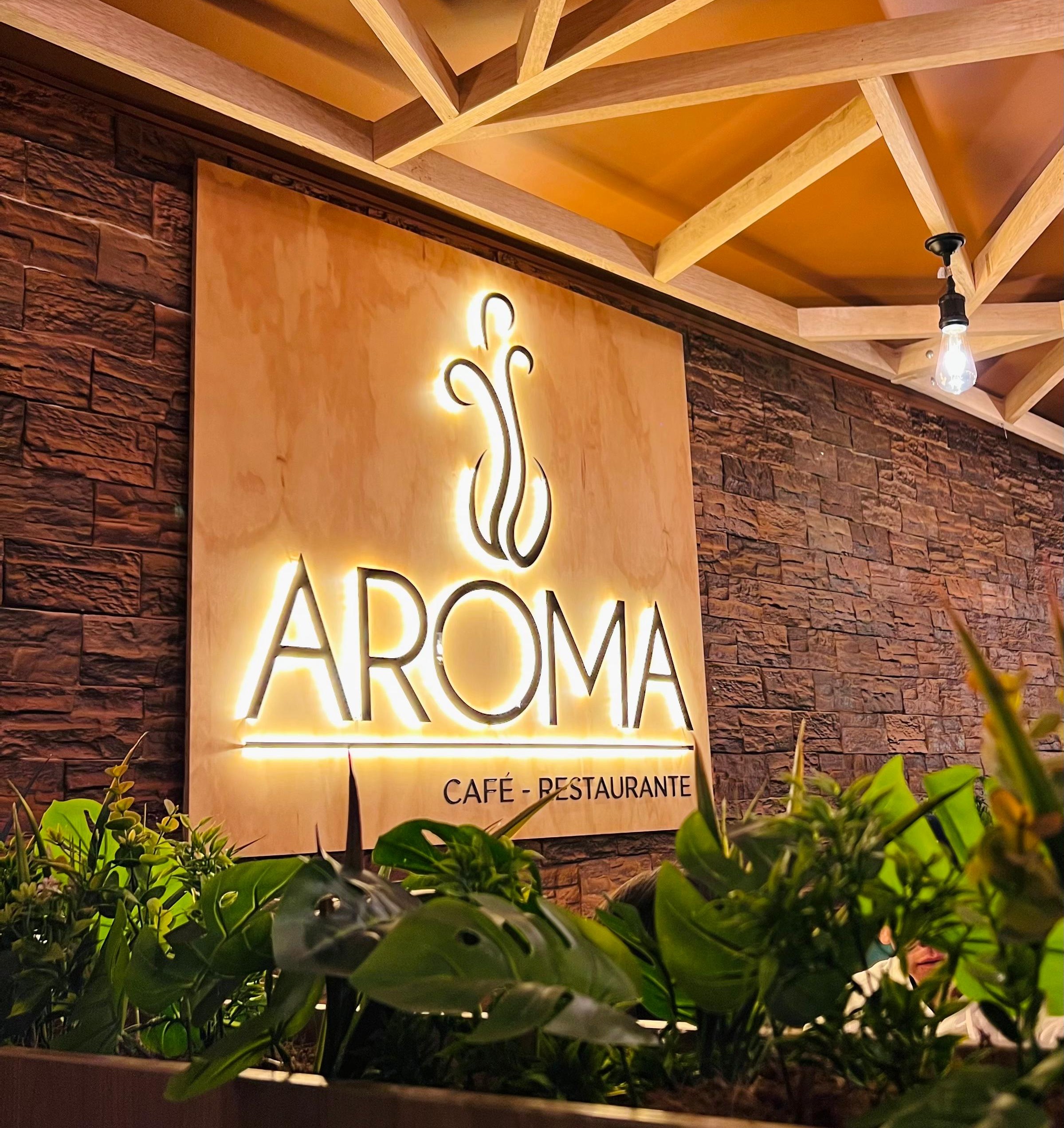 Interior de Aroma Café-Restaurante