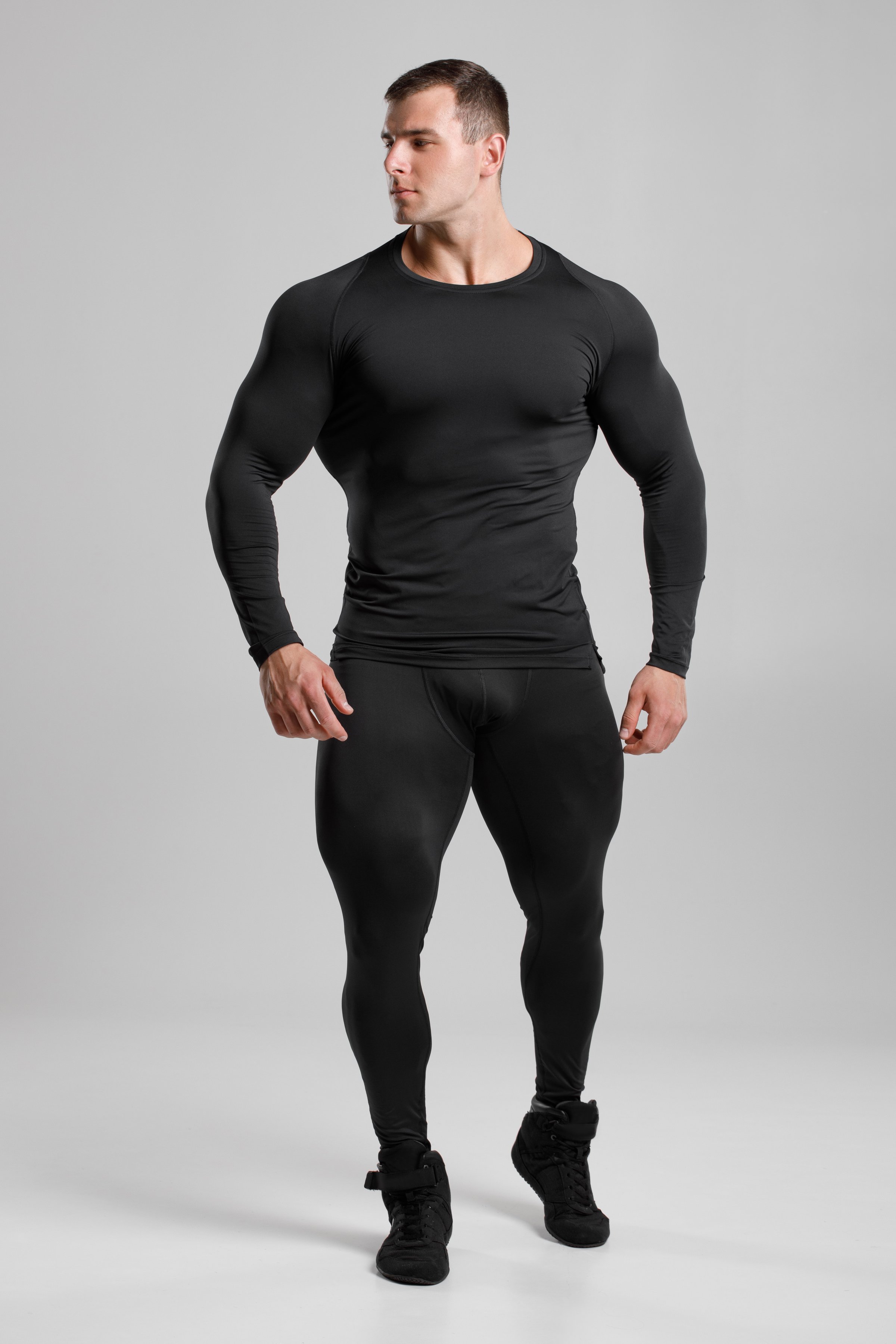 Men's Elite Compression Gym Leggings detail