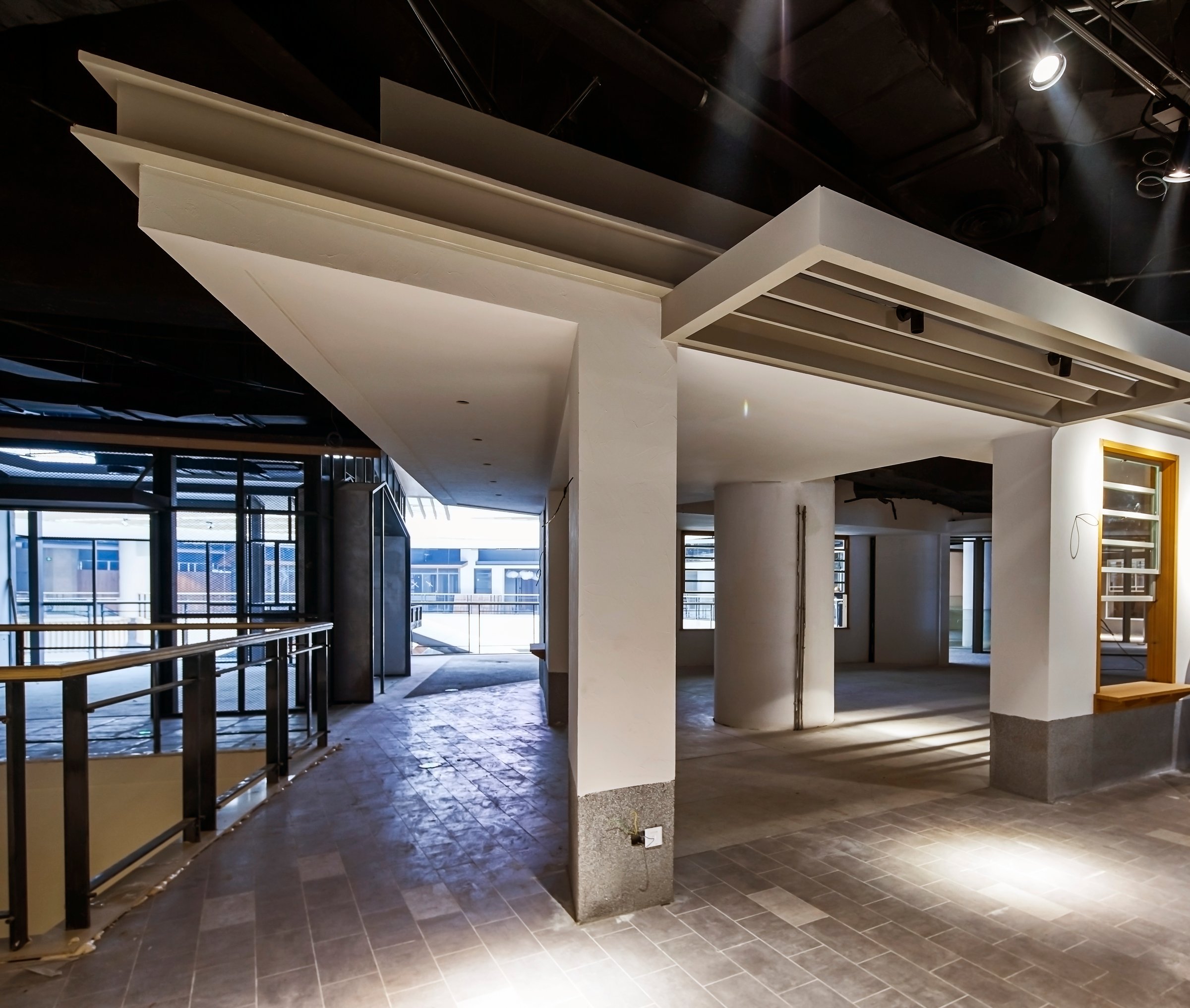 Construction site interior design under renovation