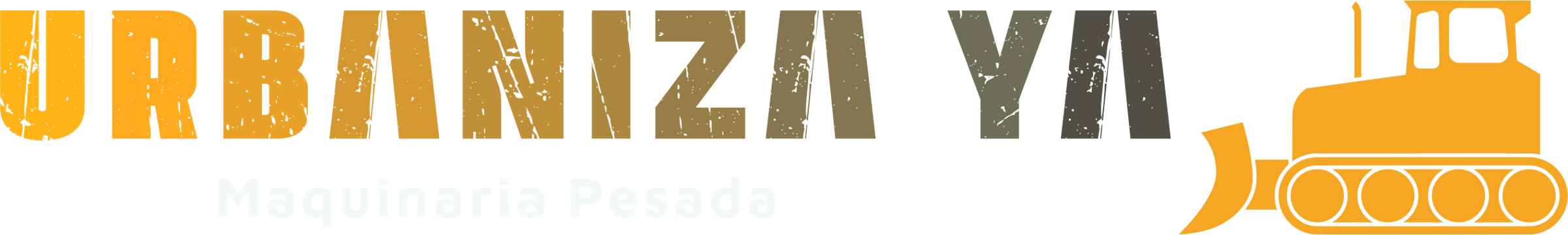 Logo de Urbanizaya con diseño profesional para empresa de maquinaria pesada