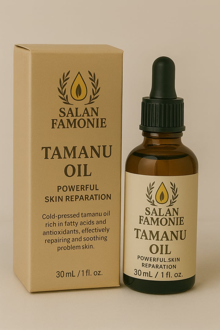 Drop of aromatherapy essential oil falling from a pipette held by a person into a bottle outdoors in nature