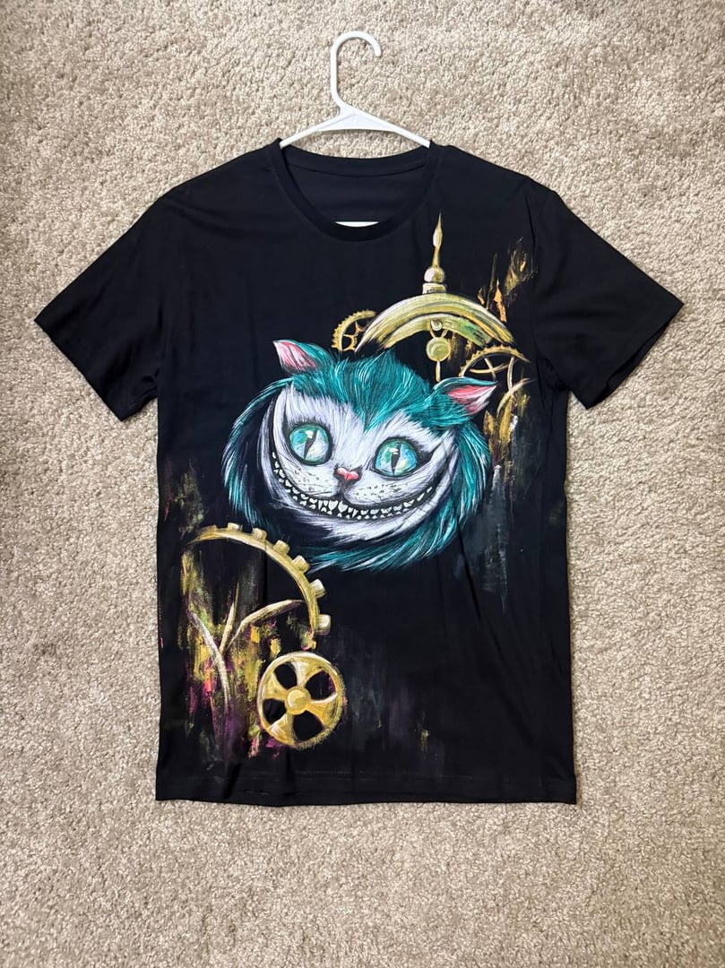 Handpainted Alice in Wonderland T-Shirt