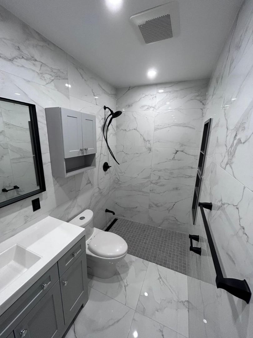 Tile Work & Luxury Showers project
