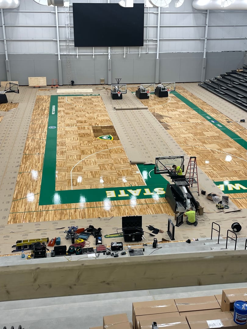Wayne State University commercial flooring