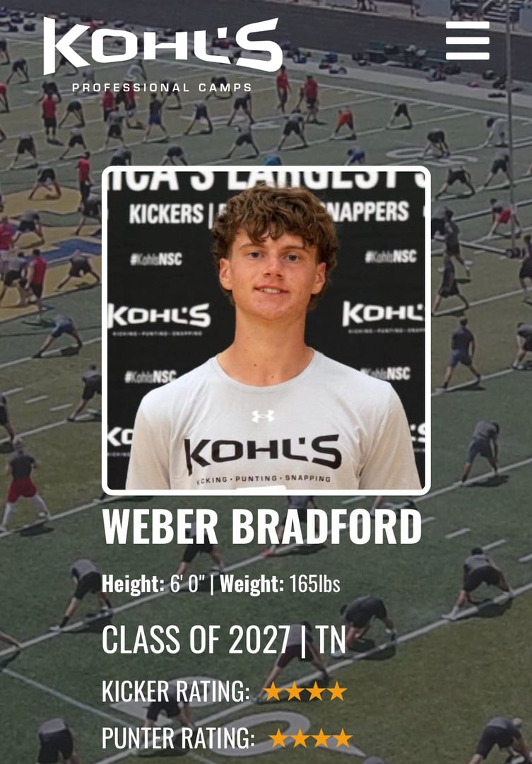 Weber Bradford Athletic Performance