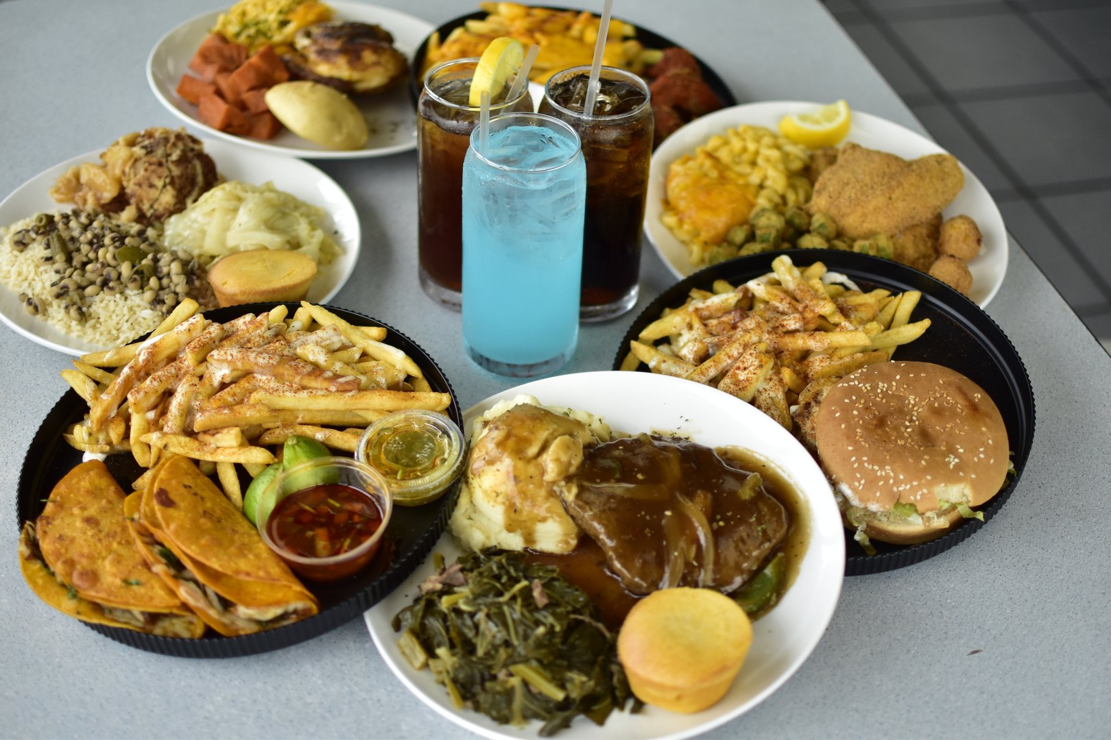 Variety plates we serve