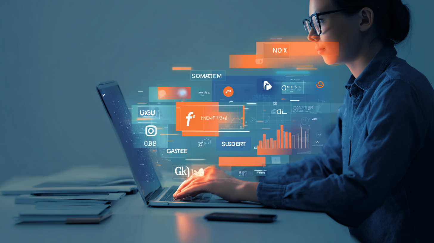 Análisis de datos y métricas de marketing digital con gráficos y estadísticas visuales