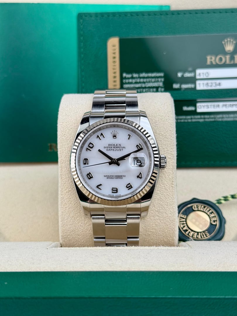 Rolex Datejust 36mm MOP Number