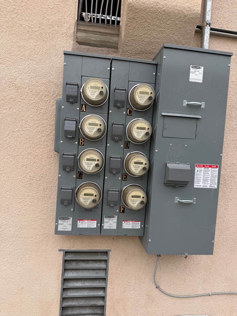 Electrical meter panel relocation