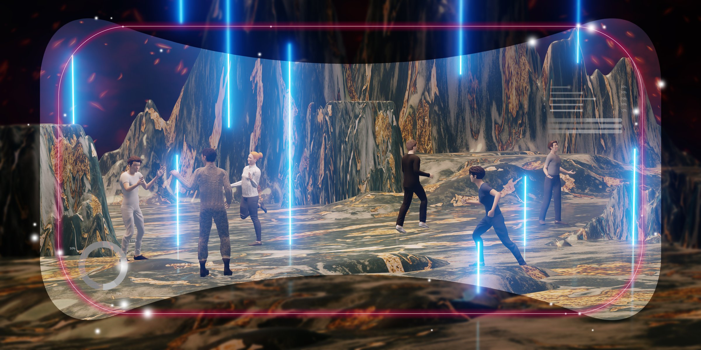 VR Battlefield competitive PVP multiplayer arena combat