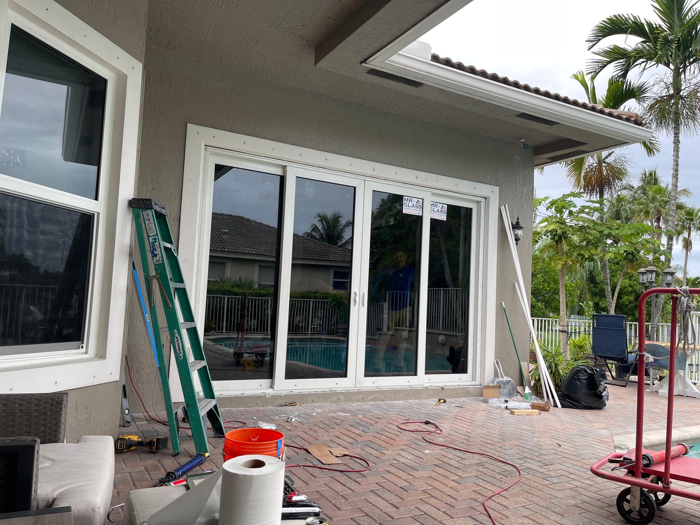 Hurricane protection installation