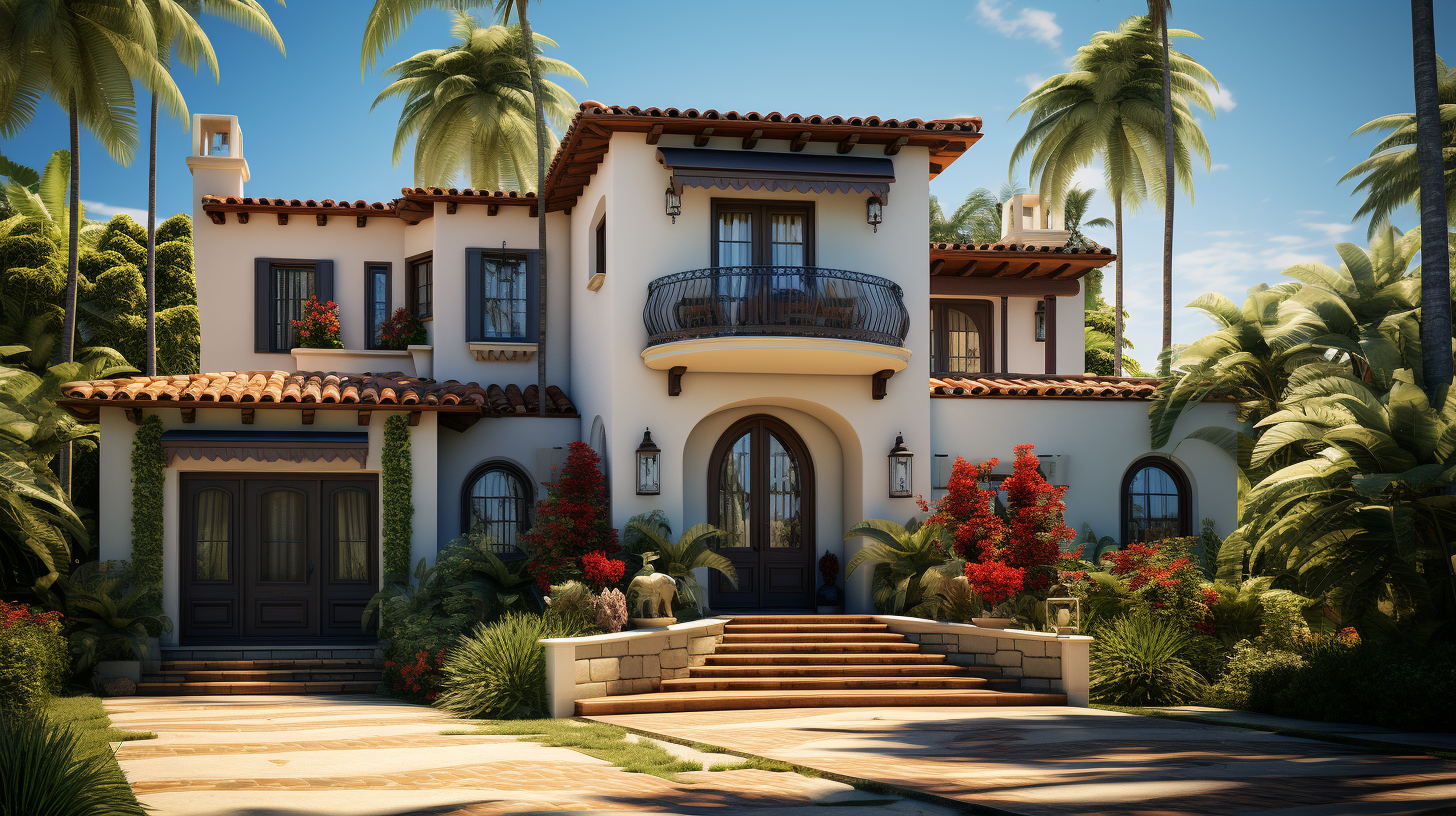 Residential neighborhood in West Los Angeles on the Westside